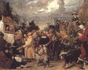 Benjamin Robert Haydon Punch or May Day oil painting